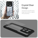 VAKIBO Super Premium Black Border Transparent Case With Corner Protection & Camera Protection Suitable for Infinix GT10 Pro