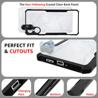 VAKIBO Best Selling Black and Transparent Coloured Made With Soft TPU and Acrylic Back Cover Case With 4 Corner and Camera Protection Suitable for OnePlus Nord CE5