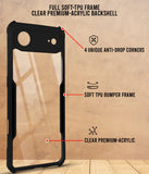 VAKIBO Super Premium Black Border Transparent Case With Corner Protection & Camera Protection Suitable for iPhone 17 Air