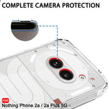 VAKIBO Premium Clear 1.5MM Thick Transparent Soft TPU Rubber Back Cover Case With Camera Protection Suitable for Nothing Phone 2A