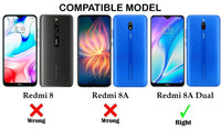VAKIBO Super Premium Soft TPU Transparent Case With Dustplug,Side Grip,Corner Protection,lanyard Cuts,Camera Protection Suitable for MI Redmi 8A Dual