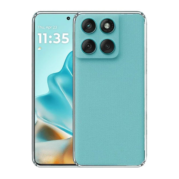 VAKIBO Premium Clear 1.5MM Thick Transparent Soft TPU Rubber Back Cover Case With Camera Protection Suitable for Moto Edge 60 Fusion