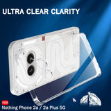 VAKIBO Premium Clear 1.5MM Thick Transparent Soft TPU Rubber Back Cover Case With Camera Protection Suitable for Nothing Phone 2A