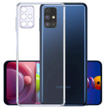VAKIBO Premium Clear 1.5MM Thick Transparent Soft TPU Rubber Back Cover Case With Camera Protection Suitable for Samsung Galaxy A71