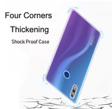 VAKIBO Super Premium Black Border Transparent Case With Corner Protection & Camera Protection Suitable for Realme 3