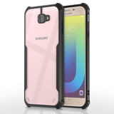 VAKIBO Super Premium Black Border Transparent Case With Corner Protection & Camera Protection Suitable for Samsung J7 Prime / On NXT  /On7 Prime