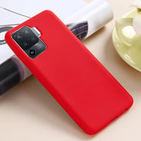 VAKIBO 1.2 MM Thick Red Coloured Soft TPU Rubber Back Cover Case With Camera Protection Ring Suitable for Oppo F19 Pro