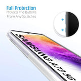 VAKIBO Premium Clear 1.5MM Thick Transparent Soft TPU Rubber Back Cover Case With Camera Protection Suitable for Samsung Galaxy A73