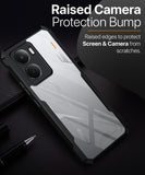 VAKIBO Best Selling Black and Transparent Coloured Made With Soft TPU and Acrylic Back Cover Case With 4 Corner and Camera Protection Suitable for Realme P3