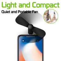 Portable Mini USB Fan for iPhones | Lightning Devices Multicolours