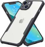 VAKIBO Best Selling Black and Transparent Back Cover Case Made With Soft TPU and Acrylic With 4 Corner and Camera Protection Suitable for Apple iPhone 13 Mini