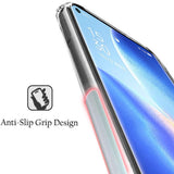 VAKIBO Super Premium Black Border Transparent Case With Corner Protection & Camera Protection Suitable for Oppo Reno 5 Pro