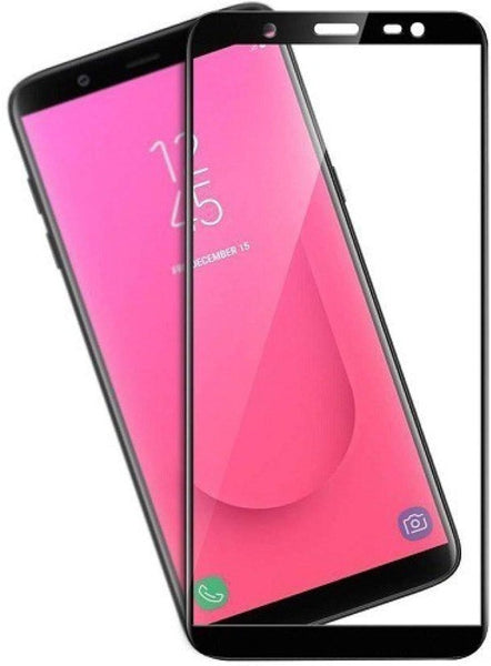 Super Premium Quality Tempered Glass Screen Guard Protector With Black Border Suitable For Samsung Galaxy J8/Samsung Galaxy J8 2018