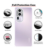 VAKIBO Super Premium Black Border Transparent Case With Corner Protection & Camera Protection Suitable for Oppo Reno 10 Pro Plus