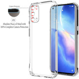 VAKIBO Super Premium Black Border Transparent Case With Corner Protection & Camera Protection Suitable for Oppo Reno 5 Pro