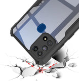 VAKIBO Best Selling Black and Transparent Coloured Made With Soft TPU and Acrylic Back Cover Case With 4 Corner and Camera Protection Suitable for Samsung Galaxy S20