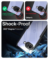 VAKIBO Best Selling Black and Transparent Coloured Made With Soft TPU and Acrylic Back Cover Case With 4 Corner and Camera Protection Suitable for Google Pixel 9A