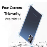 VAKIBO Premium Clear 1.5MM Thick Transparent Soft TPU Rubber Back Cover Case With Camera Protection Suitable for Samsung Galaxy A71