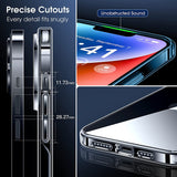 VAKIBO Premium Clear 1.5MM Thick Transparent Soft TPU Rubber Back Cover Case With Camera Protection Suitable for iPhone 12 Pro