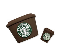 Compatible for iPhone Charger Case Cover, Funny Cartoon Character, Silicone Charger Case Cover Compatible for 18-20W 360 Degree Full Protection Cover (Starbucks)