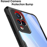 VAKIBO Best Selling Black and Transparent Coloured Made With Soft TPU and Acrylic Back Cover Case With 4 Corner and Camera Protection Suitable for Vivo V21