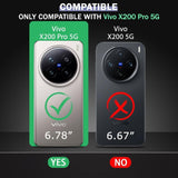 VAKIBO Premium Clear 1.5MM Thick Transparent Soft TPU Rubber Back Cover Case With Camera Protection Suitable for Vivo X200 Pro