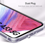 VAKIBO Premium Clear 1.5MM Thick Transparent Soft TPU Rubber Back Cover Case With Camera Protection Suitable for Samsung Galaxy A53 5G