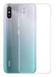 VAKIBO Super Premium Soft TPU Transparent Case With Dustplug,Side Grip,Corner Protection,lanyard Cuts,Camera Protection Suitable for Mi Redmi 9i