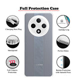 VAKIBO Super Premium Black Border Transparent Case With Corner Protection & Camera Protection Suitable for Oppo F27 Pro Plus