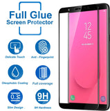 Super Premium Quality Tempered Glass Screen Guard Protector With Black Border Suitable For Samsung Galaxy J8/Samsung Galaxy J8 2018