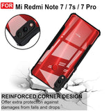 VAKIBO Super Premium Black Border Transparent Case With Corner Protection & Camera Protection Suitable for Mi Redmi 7