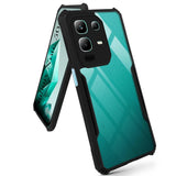 VAKIBO Super Premium Black Border Transparent Case With Corner Protection & Camera Protection Suitable for Infinix Note 50X