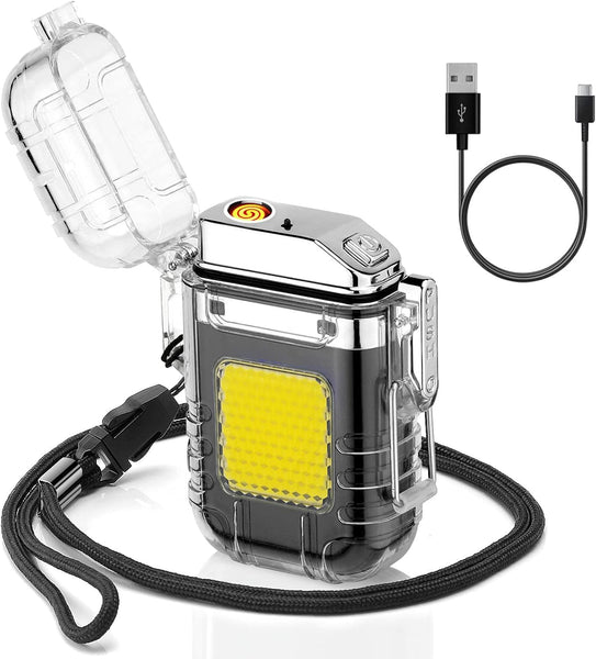 Outdoor Camping Lighter with Led Light