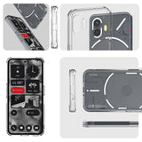 VAKIBO Premium Clear 1.5MM Thick Transparent Soft TPU Rubber Back Cover Case With Camera Protection Suitable for Nothing Phone 2