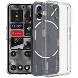 VAKIBO Premium Clear 1.5MM Thick Transparent Soft TPU Rubber Back Cover Case With Camera Protection Suitable for Nothing Phone 2