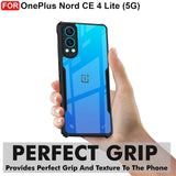 VAKIBO Best Selling Black and Transparent Coloured Made With Soft TPU and Acrylic Back Cover Case With 4 Corner and Camera Protection Suitable for OnePlus CE4 Lite