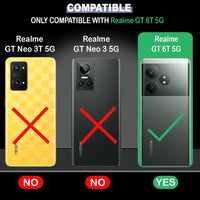 VAKIBO Premium Clear 1.5MM Thick Transparent Soft TPU Rubber Back Cover Case With Camera Protection Suitable for Realme GT6