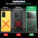 VAKIBO Premium Clear 1.5MM Thick Transparent Soft TPU Rubber Back Cover Case With Camera Protection Suitable for Realme GT6T