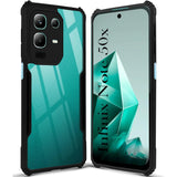 VAKIBO Super Premium Black Border Transparent Case With Corner Protection & Camera Protection Suitable for Infinix Note 50X