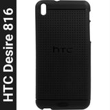 VAKIBO Dotted Design Black Coloured Soft TPU Back Cover Case Suitable for HTC Desire 816