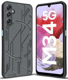VAKIBO Black Coloured Back Cover Case Suitable for Samsung Galaxy M34