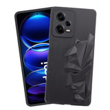 VAKIBO Bat Man 3D Mask Design Black Coloured Soft TPU Back Cover Case With Camera Protection Ring Suitable for Mi Poco X5 5G