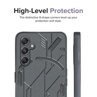 VAKIBO Black Coloured Back Cover Case Suitable for Samsung Galaxy F34