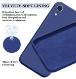VAKIBO Blue Coloured Back Cover Case Suitable for iPhone XR