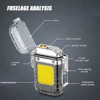 Outdoor Camping Lighter with Led Light