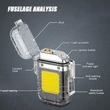Outdoor Camping Lighter with Led Light
