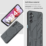 VAKIBO Black Coloured Back Cover Case Suitable for Samsung Galaxy M34