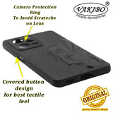 VAKIBO Bat Man 3D Mask Design Black Coloured Soft TPU Back Cover Case With Camera Protection Ring Suitable for Mi Poco X5 5G
