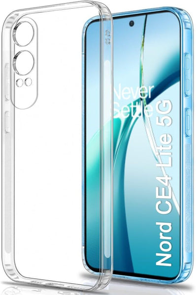 VAKIBO Premium Clear 1.5MM Thick Transparent Soft TPU Rubber Back Cover Case With Camera Protection Suitable for OnePlus Nord CE4 lite 5G