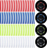 Night Safety Reflective Wheel Rim Stripe Stickers